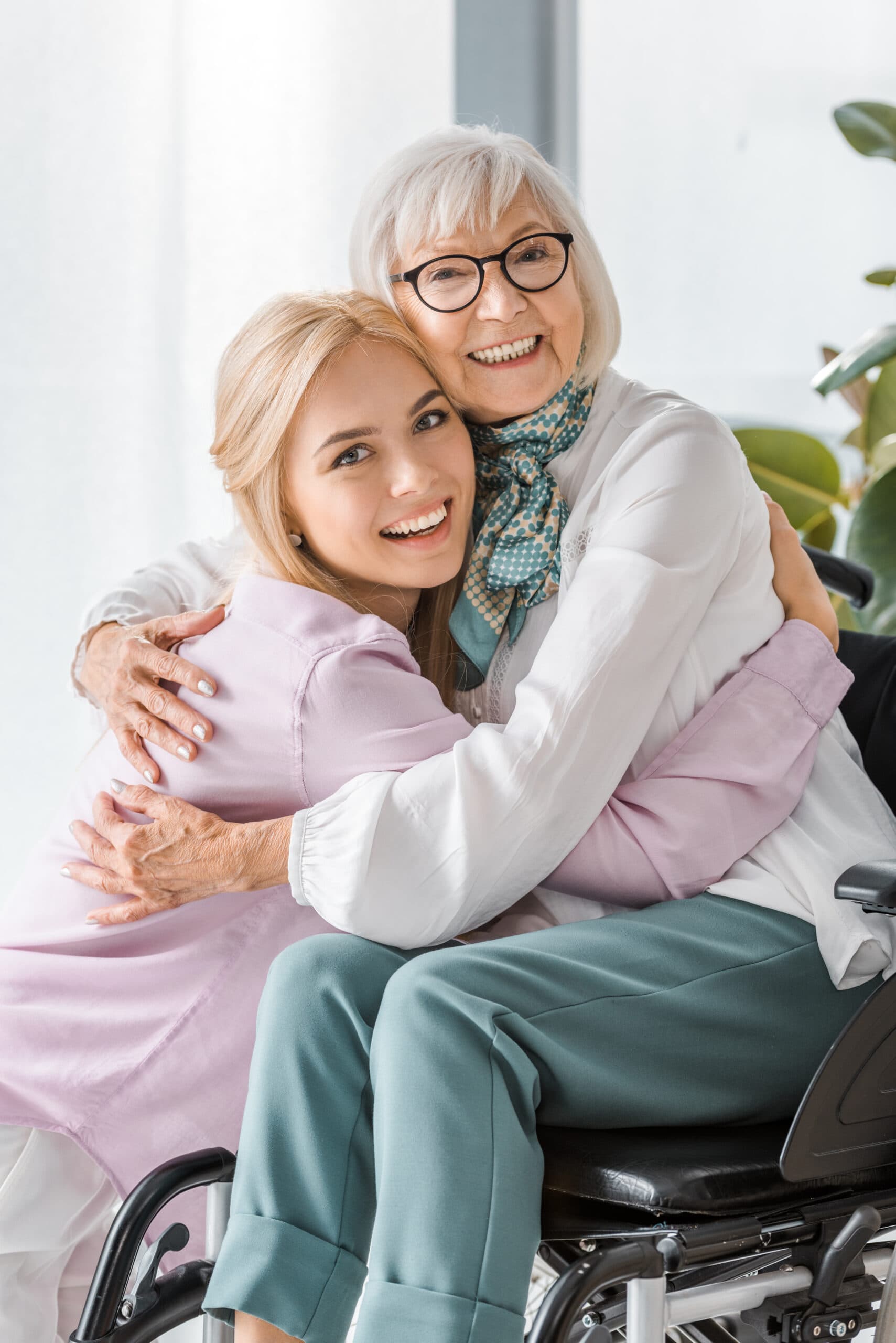 A aged care worker supporting a client in Darwin