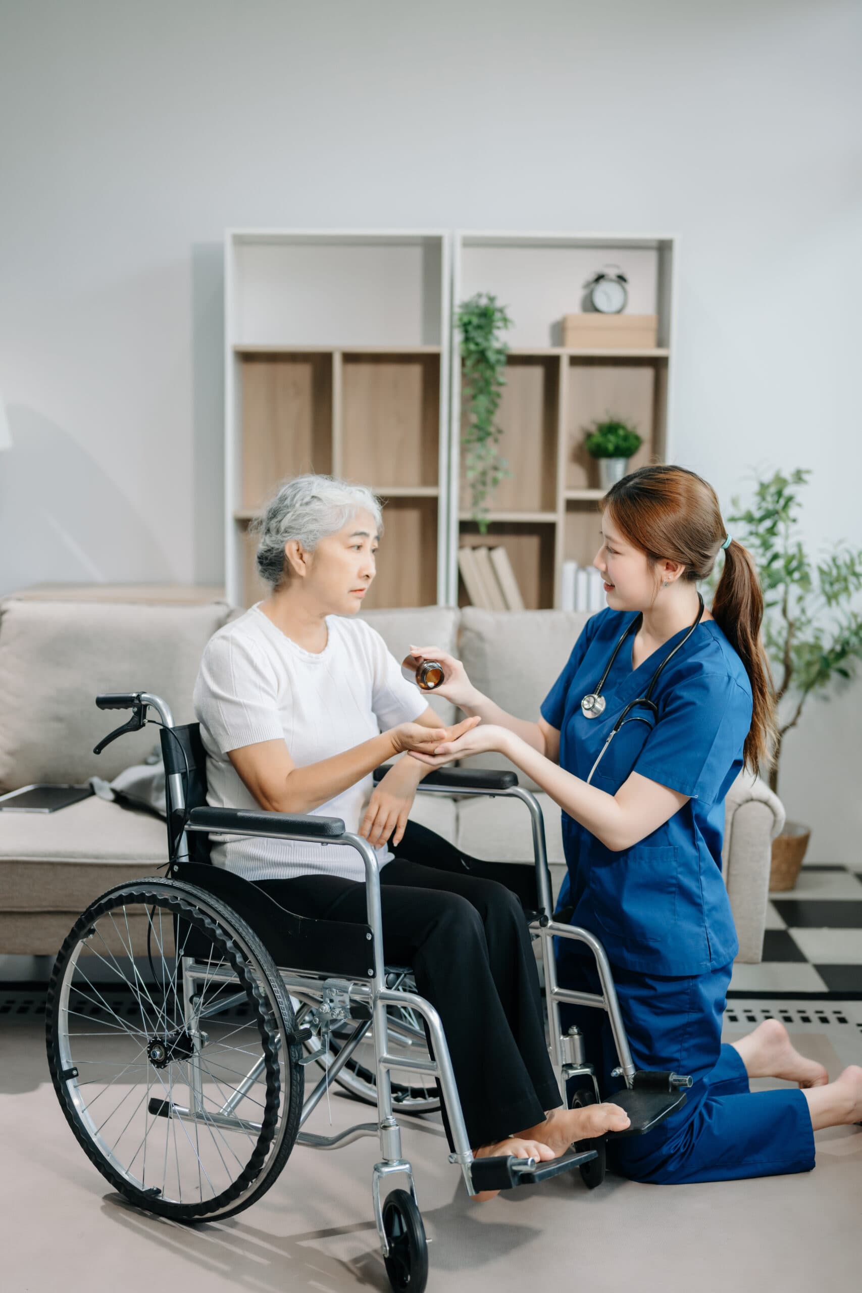 A aged care provider team working in Darwin