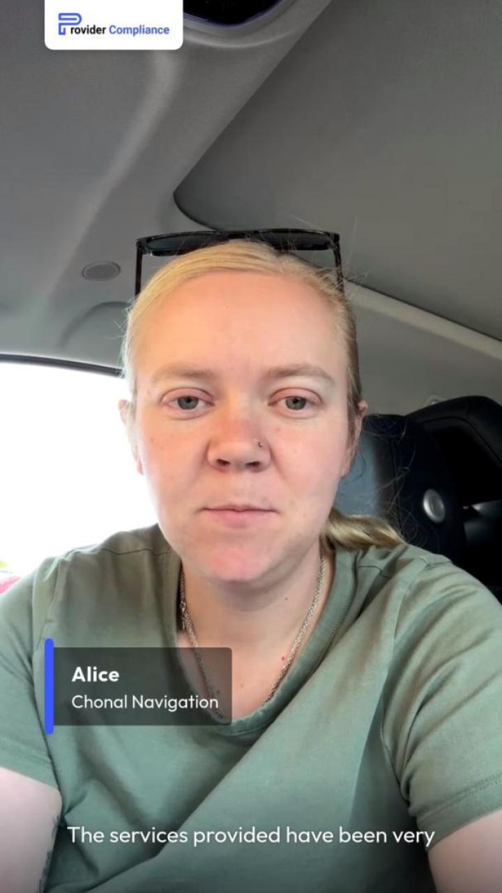 Alice Provider Compliance Testimonial